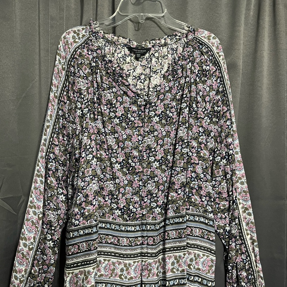 Lucky Brand Multicolor Floral Top